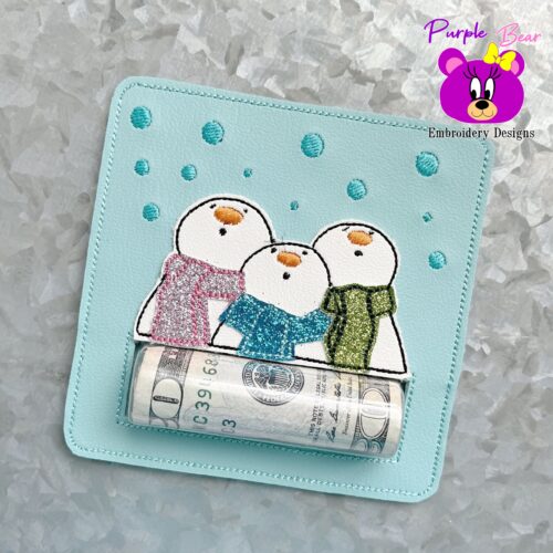 Snowmen Money Pocket 2 designs