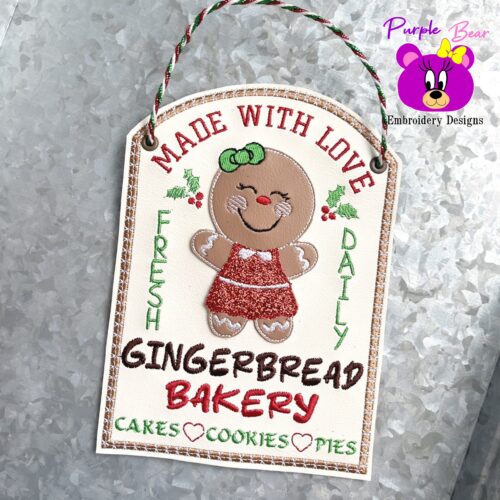 Gingerbread Bakery Sign 3 sizes
