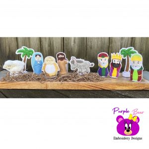 Nativity Tea light Cover Set 9 Designs