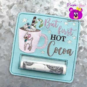 First Hot Cocoa Money Pocket