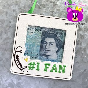 #1 fan Photo/money Holder 3 sizes
