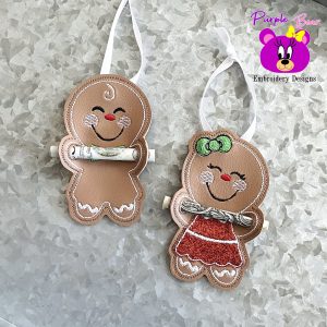 Gingerbread Money/Candy Holder 2 designs