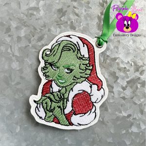 Grumpy Christmas Lady