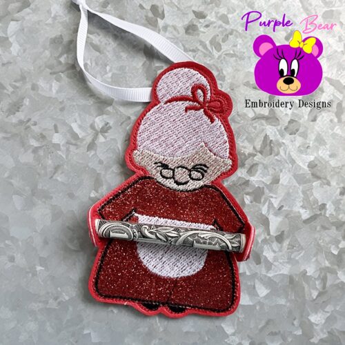Mrs Claus Money/Candy Holder
