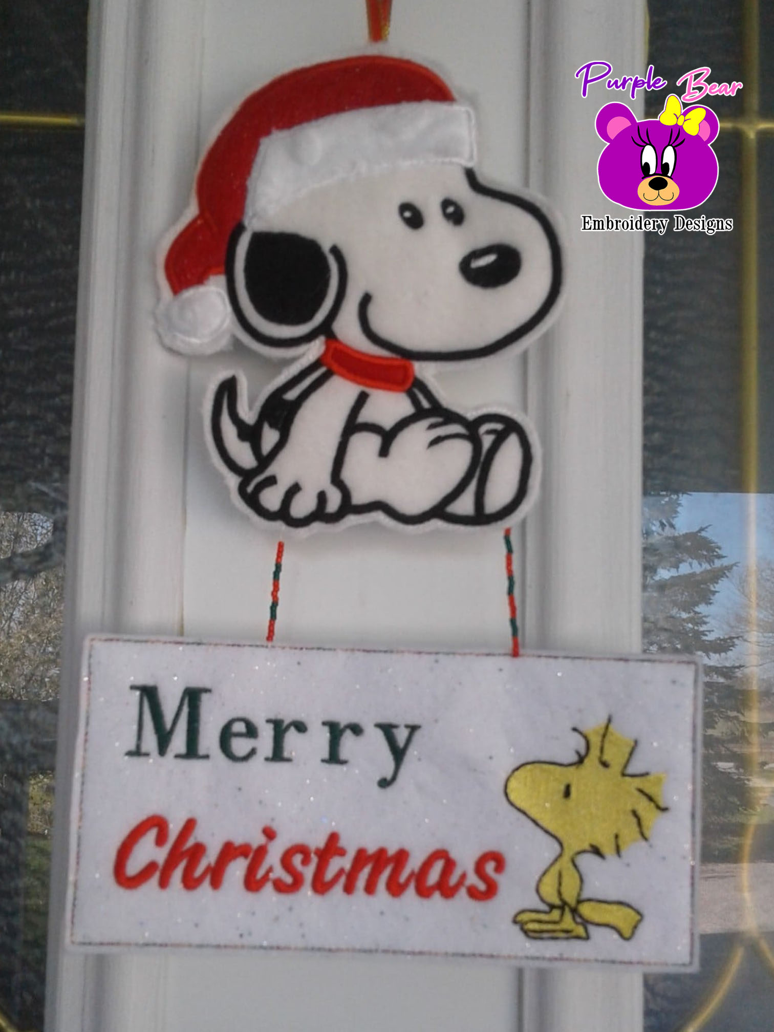 Christmas Dog Hanger 2 sizes - Image 2