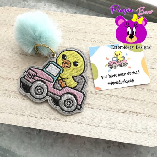 Duck in a Jeep Ornament