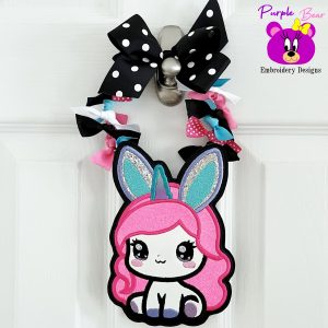 Unicorn Bunny Hanger 4 sizes