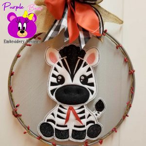 Cute Zebra Hanger 4 Sizes