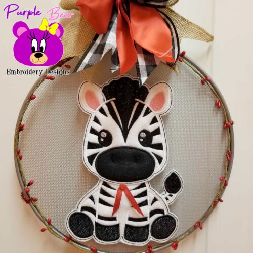 Cute Zebra Hanger 4 Sizes