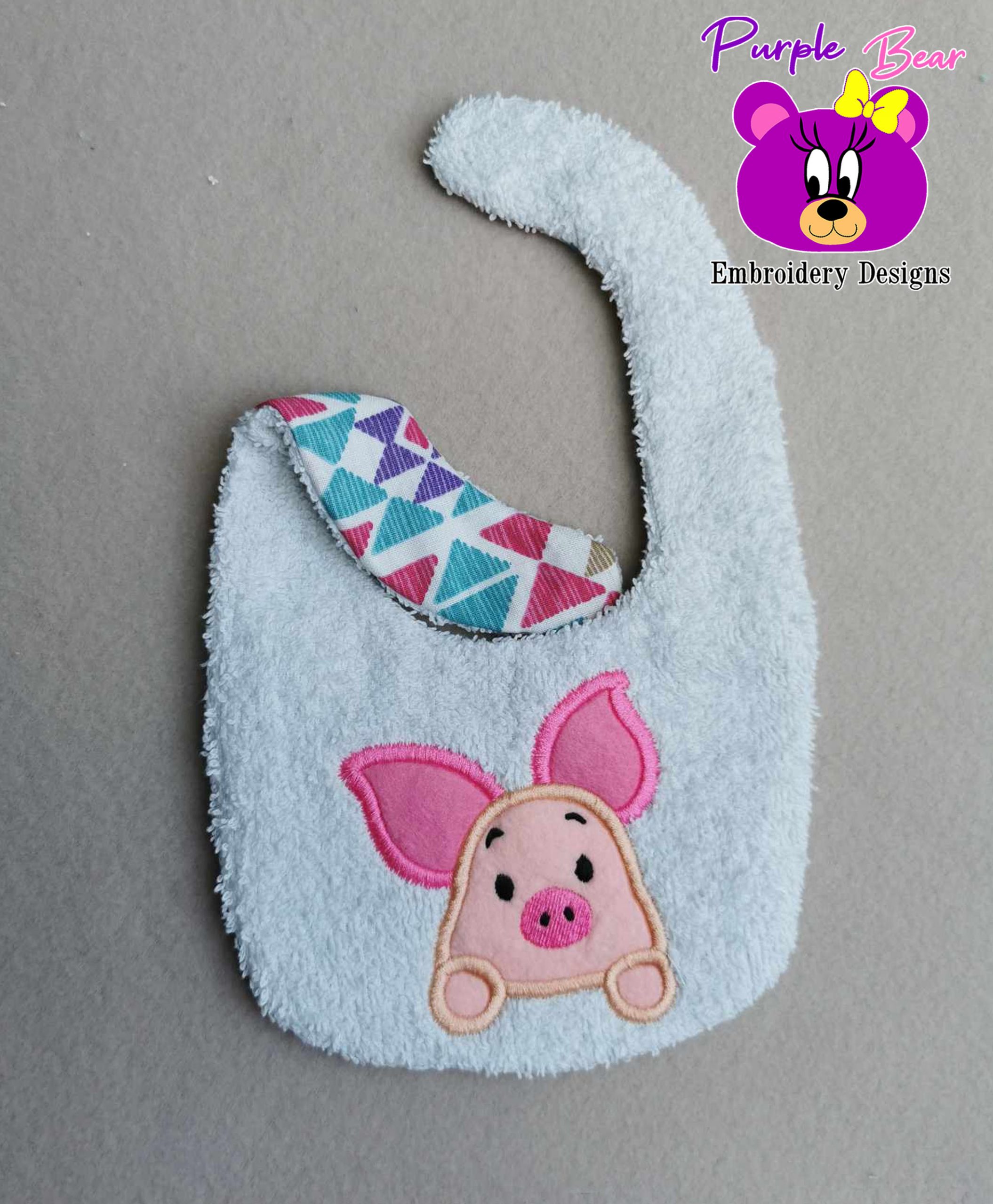 Pig Bib 3 Sizes