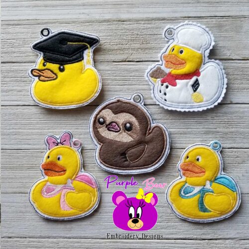 Set 2 Rubber Ducks, 5 Designs