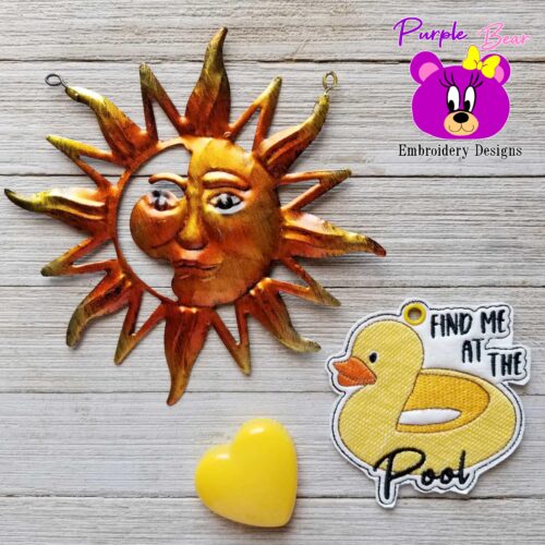 Rubber Duck Float Find at the pool Tag