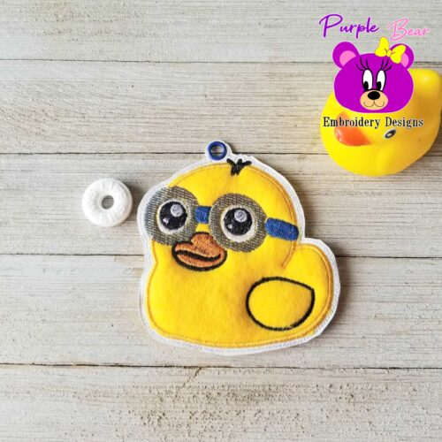 Glasses Duck, Snap Tab & Eyelet