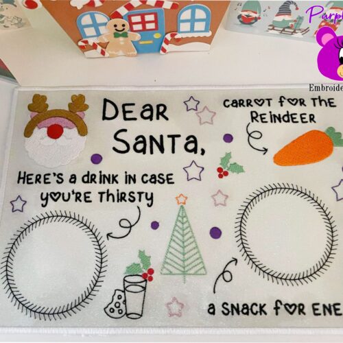 Santa Snack Mat 3 sizes