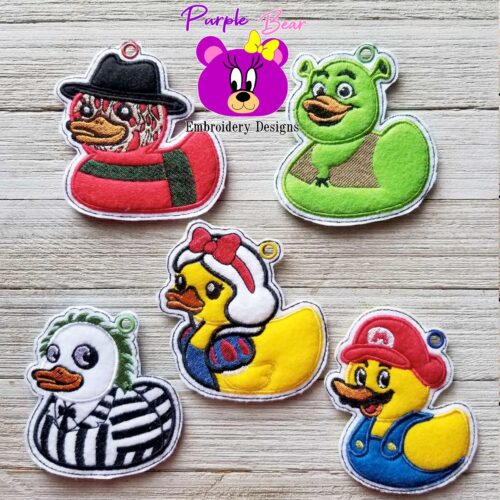 Set #6 Rubber Ducks, 5 Designs