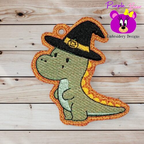 Halloween Dinosaur, Snap Tab & Eyelet