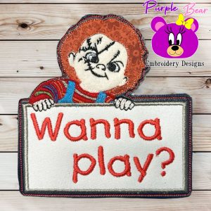 Chuck Halloween Sign 3 Sizes