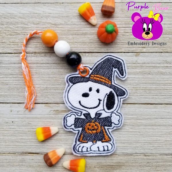Halloween Dog, Snap Tab & Eyelet