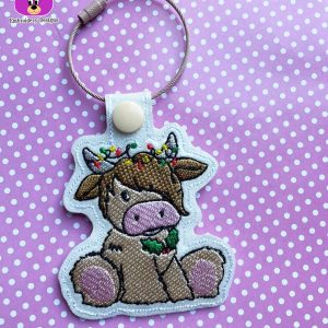 Christmas Highland Cow 2025