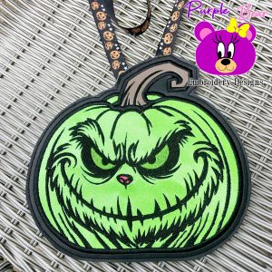 Grumpy Pumpkin Hanger, 3 Sizes