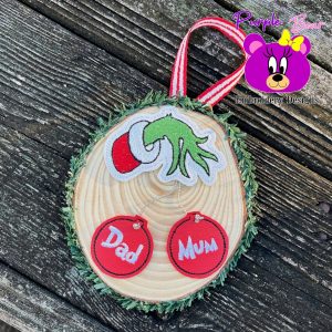Small, Grumpy Hand Ornament with faces 18 designs
