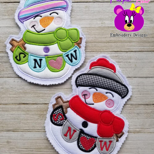 Cute Snowman 3 Sizes