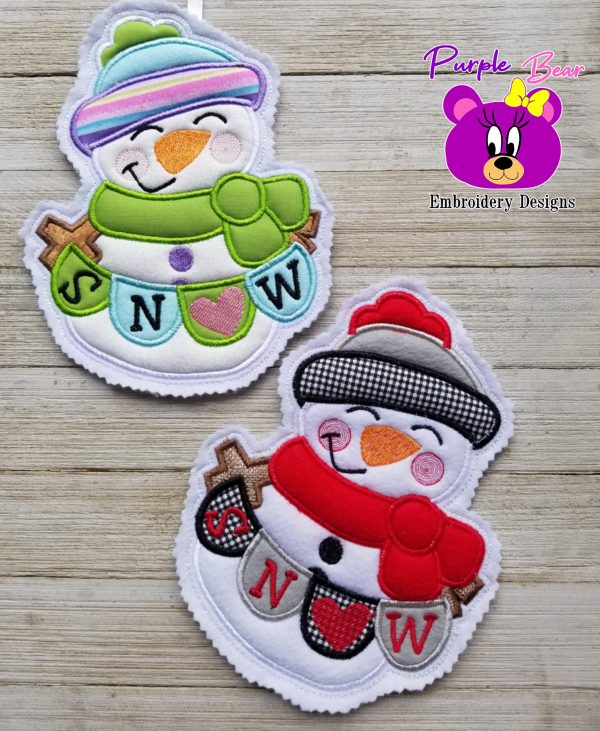 Cute Snowman 3 Sizes