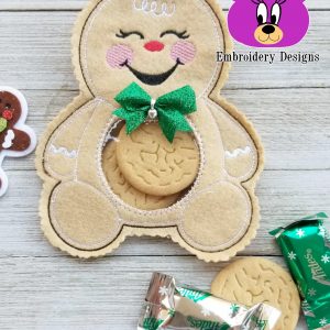 Ginerbread Boy Treat Holder 4 sizes
