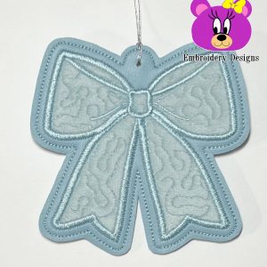 Quilted Bow Ornament