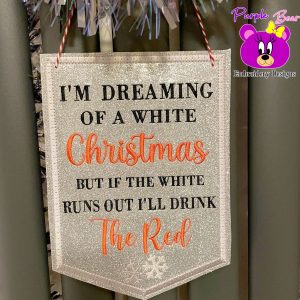 White Christmas, Funny Hanger 3 sizes