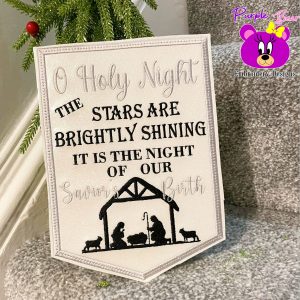 O Holy Night Hanger 3 sizes