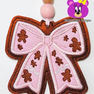 Gingerbread Bow Ornament