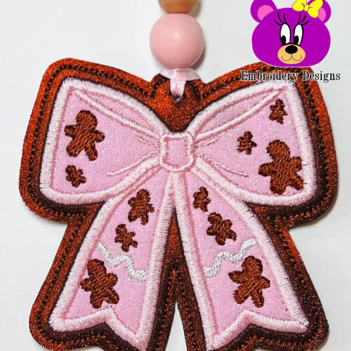 Gingerbread Bow Ornament