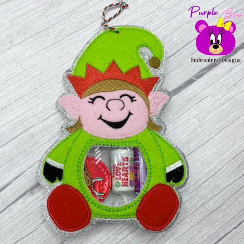 Girl Elf Treat Holder 4 sizes