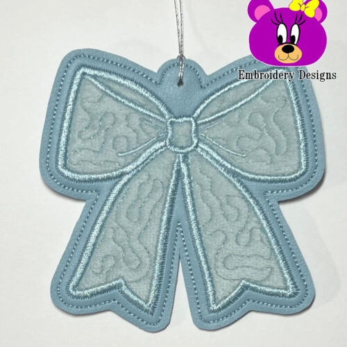 Quilted Bow Ornament