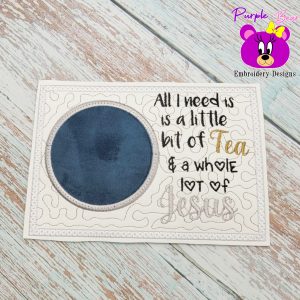 Tea & Jesus Mug Rug
