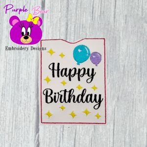 Happy Birthday Gift Card Holder