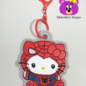 Kitty Spider Mashup Eyelet and Snaptab