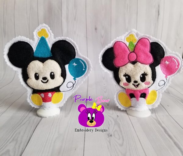 Mr and Mrs Mouse Birthday, 2 Sizes