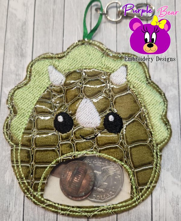 Dino Treat Holder 4 sizes & Snap tab