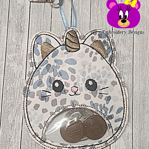 Cat Unicorn Treat Holder 4 sizes & Snap tab