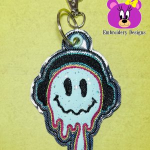 Headphones Smiley, Eyelet and Snaptab