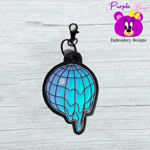 Melting Disco Ball, Eyelet and Snaptab