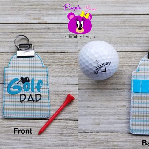Golf Dad doubled sided Tee Holder