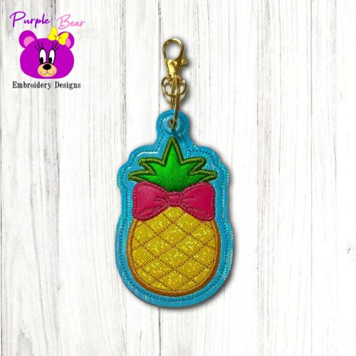 Pineapple with bow, Eyelet and Snaptab