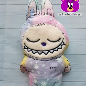 La Stuffie face 2, Applique Face, 4 sizes