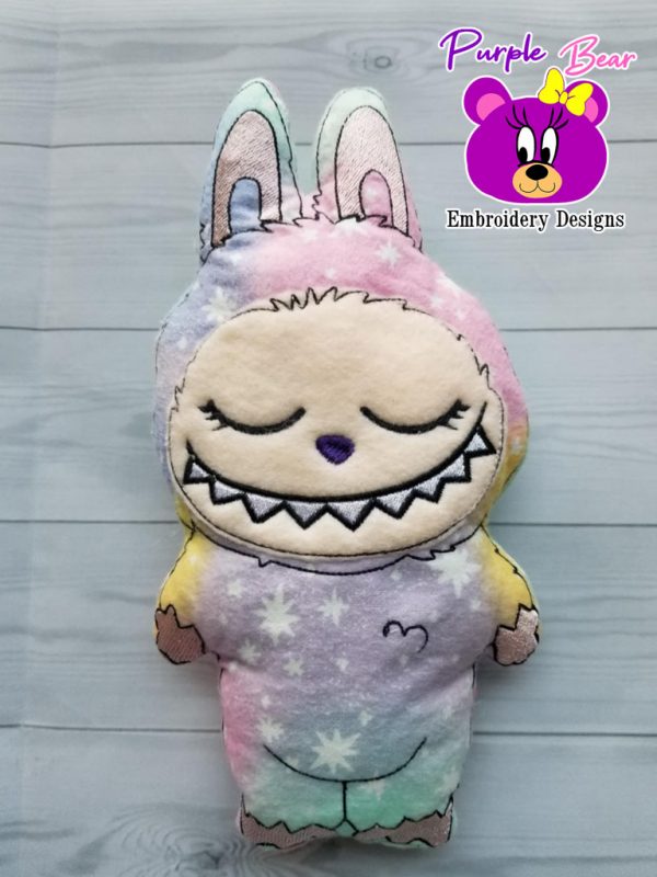 La Stuffie face 2, Applique Face, 4 sizes