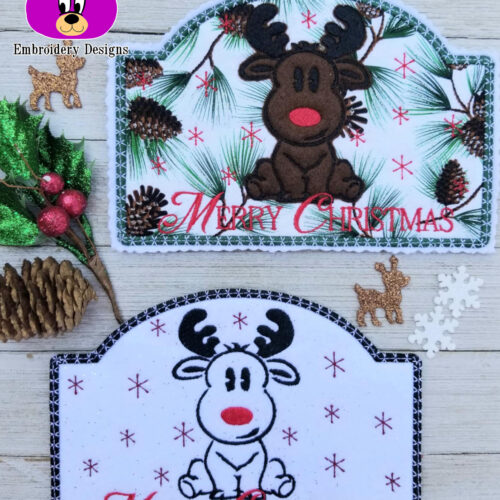 Christmas Deer Sign 3 Sizes