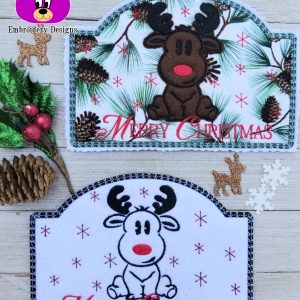 Christmas Deer Sign 3 Sizes