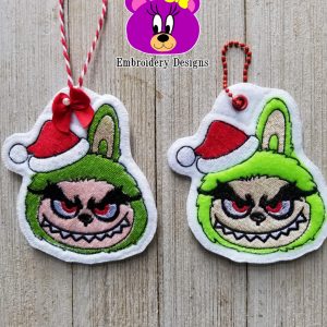 Labu Grinched Eyelet & Snap